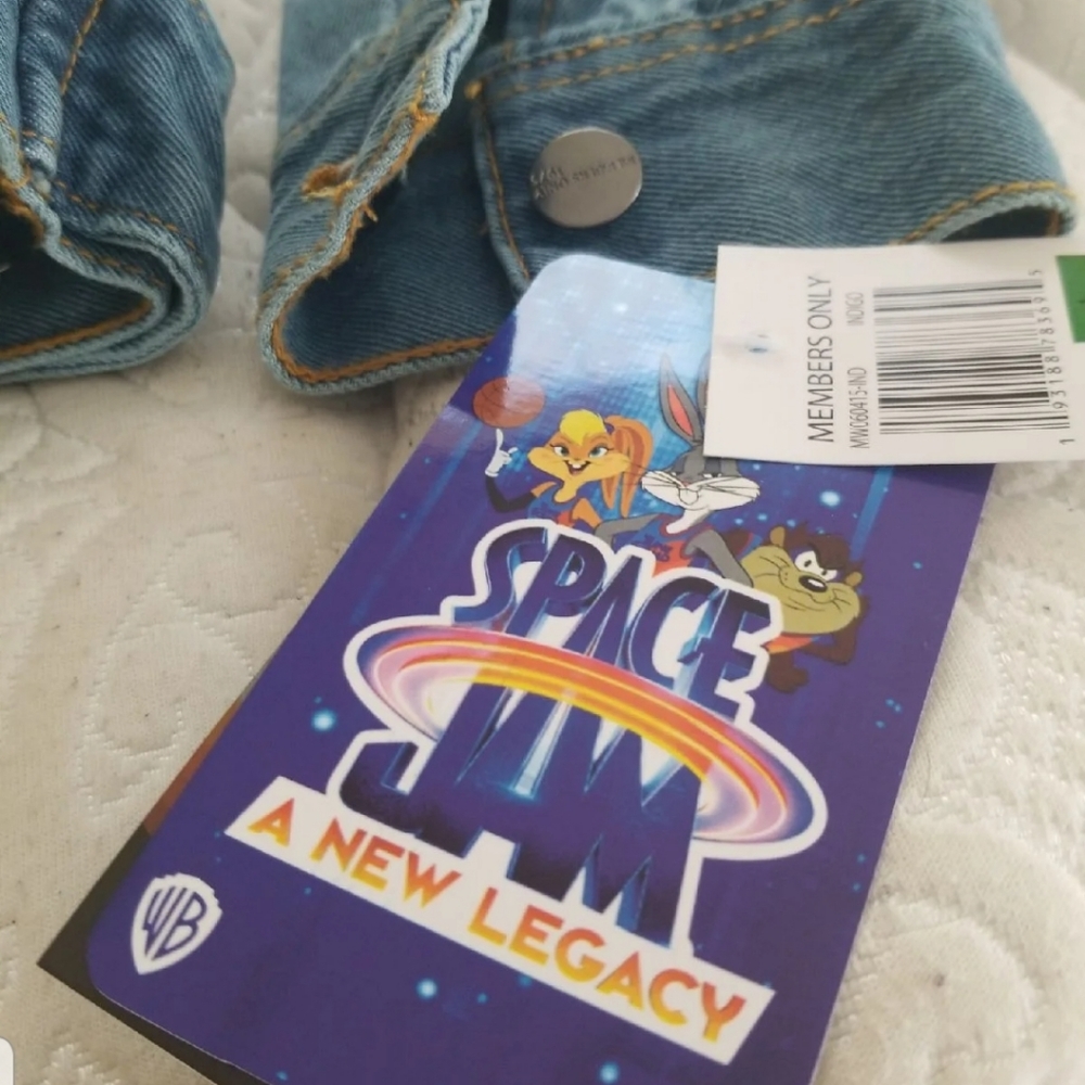 LOONEY TUNES SPACE JAMS Members only JACKET SIZE L - Picture 8 of 9